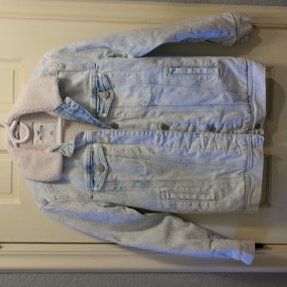 Lined denim jacket